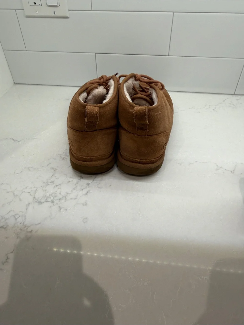 UGG Men’s Chestnut Lace-Up Suede Booties